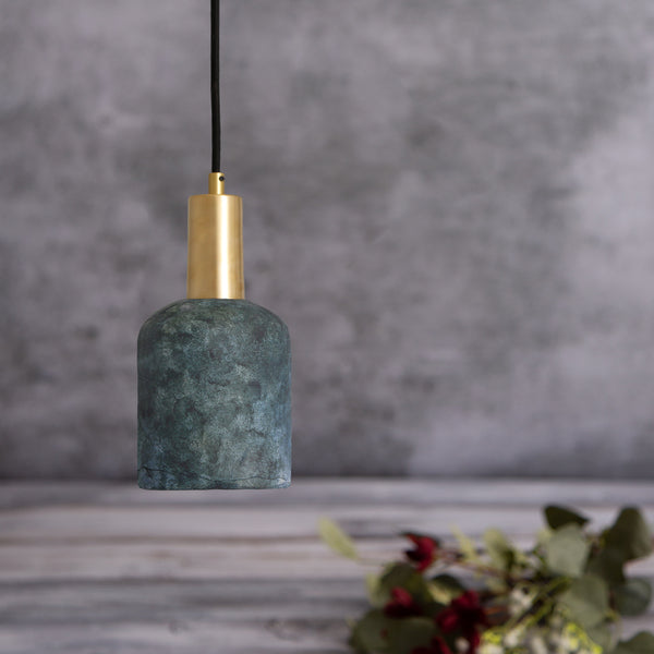Suspension Osier — Bleu Terre
