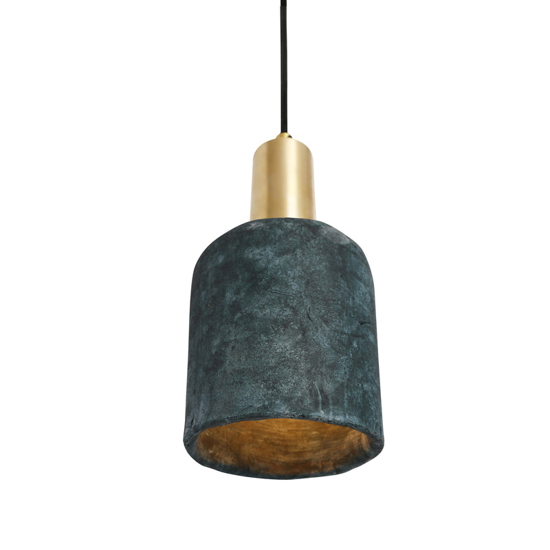 Suspension Osier — Bleu Terre