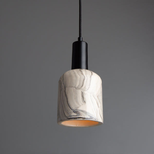 Suspension Osier — Céramique marbrée