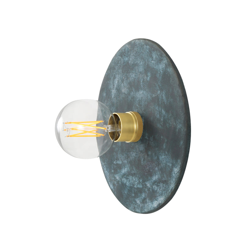 Applique murale Bog Oak en céramique organique — Bleu Terre
