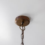 Lustre California moderne à deux niveau — Laiton 12 branches