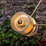 Lustre Eclipse en laiton et verre prismatique
