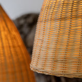 Suspension Altus en rotin naturel — Petite