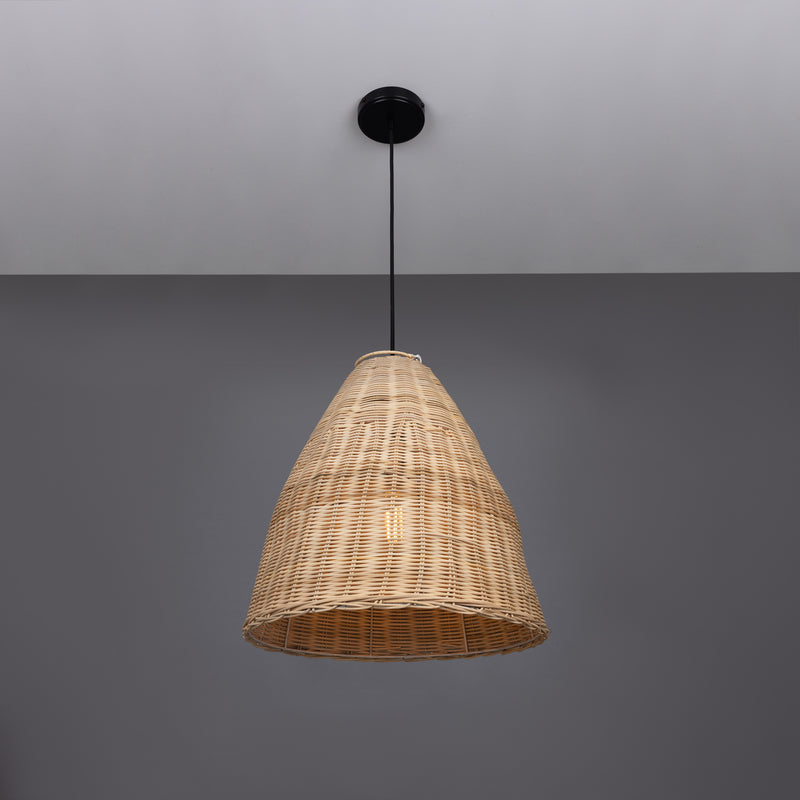 Suspension Altus en rotin naturel — Petite