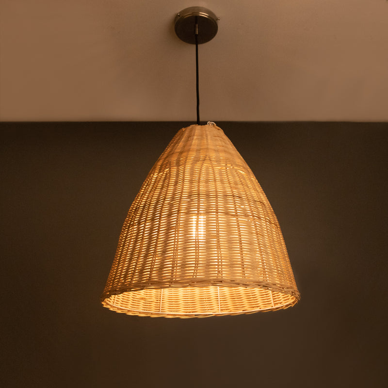 Suspension Altus en rotin naturel — Petite
