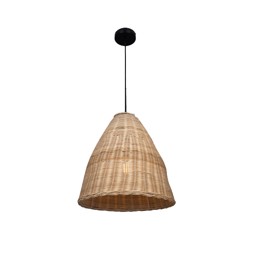 Suspension Altus en rotin naturel — Petite