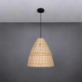 Suspension Altus en rotin naturel — Petite