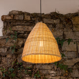 Suspension Altus en rotin naturel — Petite