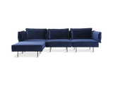 Sofa modulaire — Bleu royal