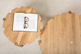 Table basse Pinion Ø 80cm — Chêne Clair
