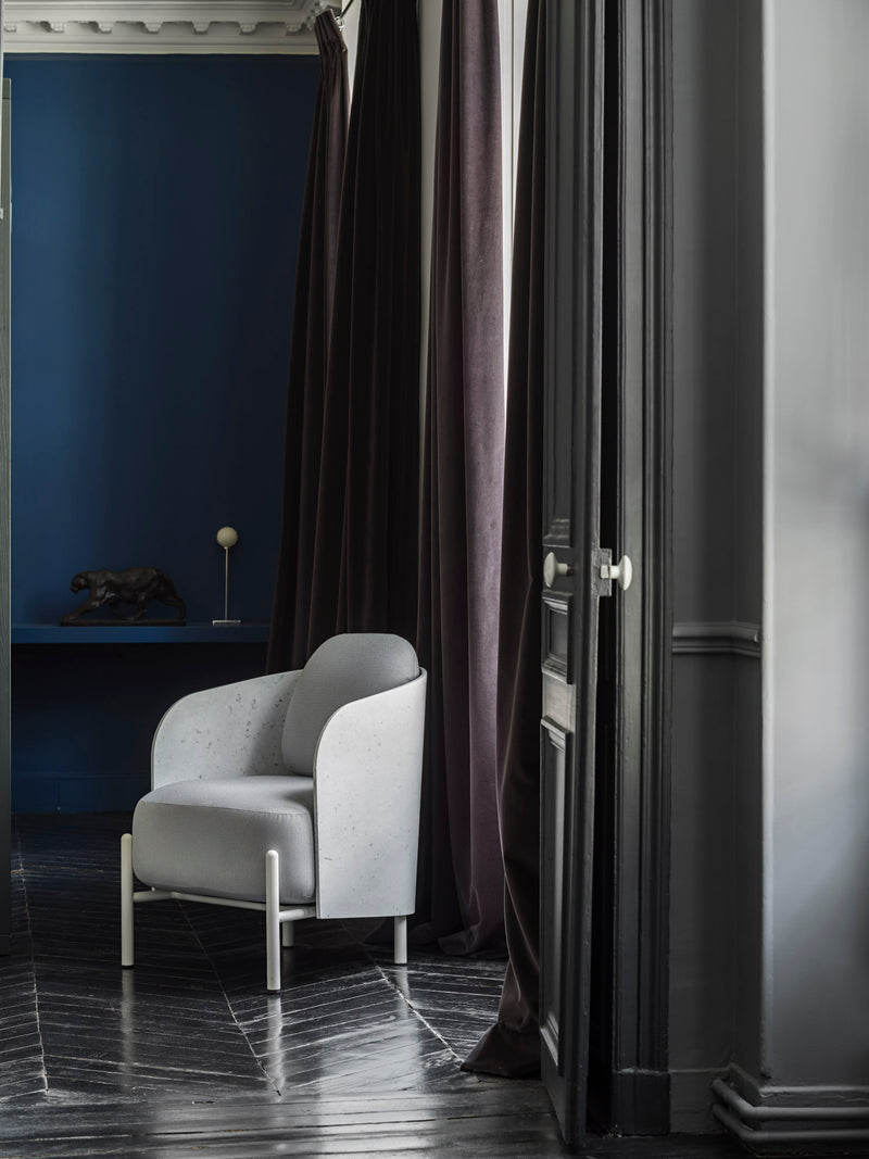 Fauteuil Art en plastique recyclé — Blanc