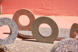 Plateau Otto en céramique recyclée — Vert/Gris