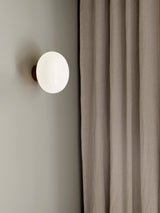 Applique Karl-Johan — Smoked Oak w. White Opal Glass