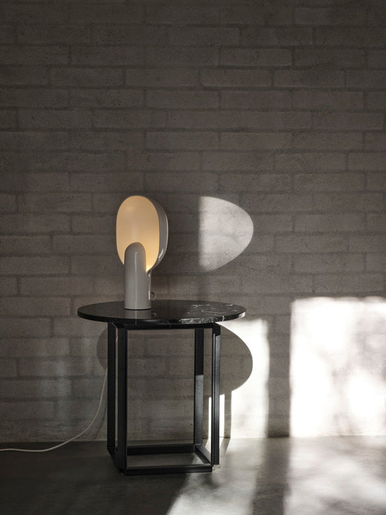 Table d'appoint Florence — Black Marquina Marble w. Black Frame