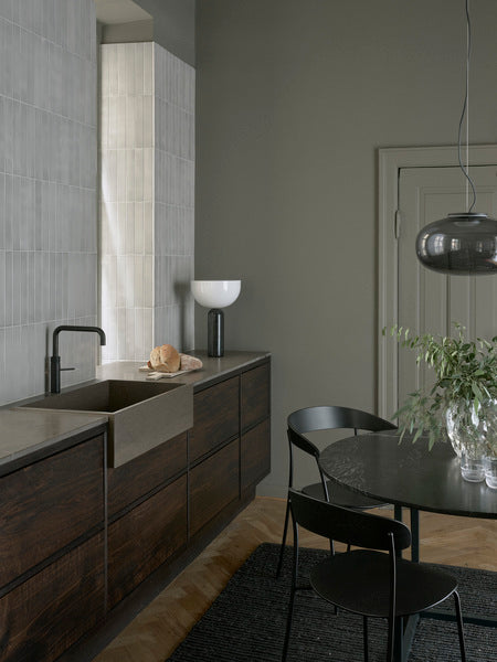 Suspension Karl-Johan en verre fumé — Petite