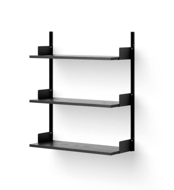 Etagère Wall 900 — Black Ash / Black