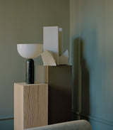 Lampe de table Kizu — Black Marble w. White Acrylic
