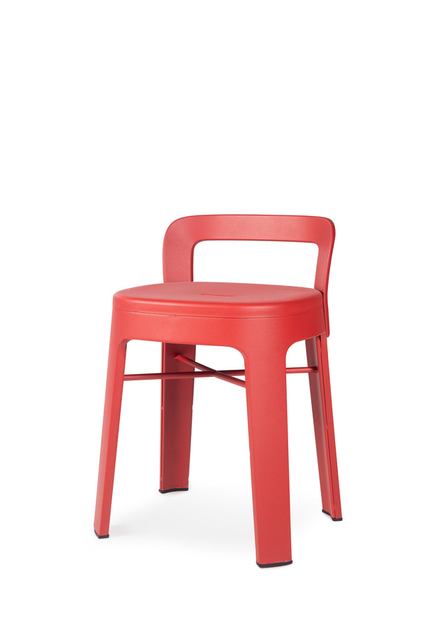 Tabouret bas Ombra — Rouge