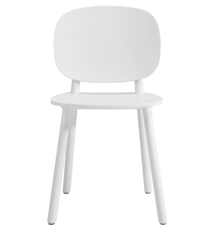 Chaise Paddle en frêne — Blanc