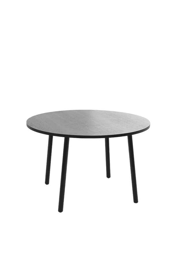 Table ronde Paddle 120cm — Chêne noir