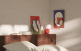 Miroir Wander Petit — Griotte & Emeraude