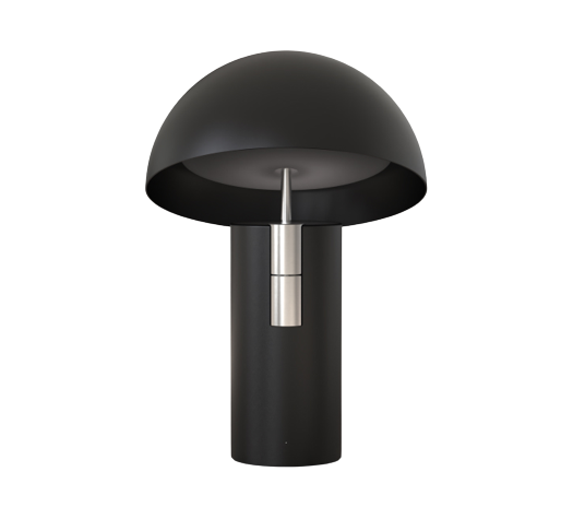 Lampe et enceinte Alto — Noir & Argenté