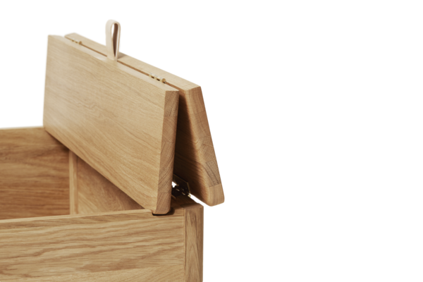Banc de rangement A Line 68 — Chêne