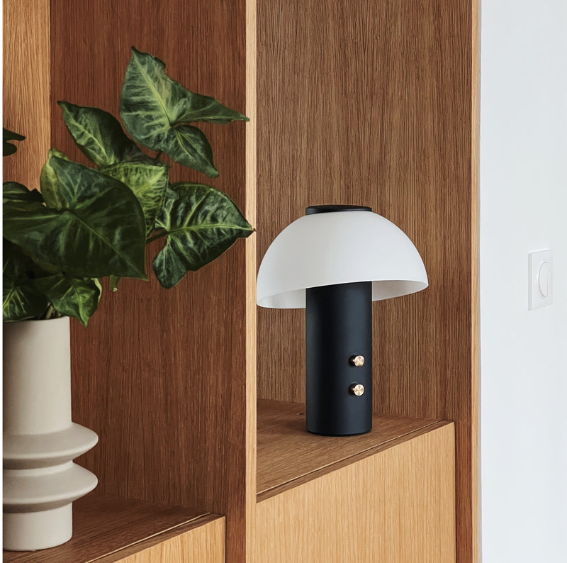 Lampe de table et enceinte Piccolo — Bleu