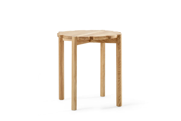 Table basse Pinion Ø 50cm — Chêne Clair