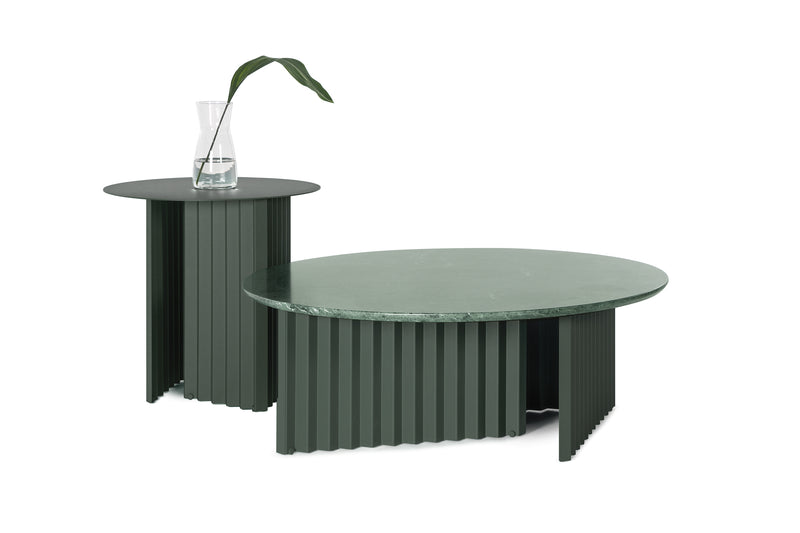 Table basse Plec ronde - large — Marbre Vert