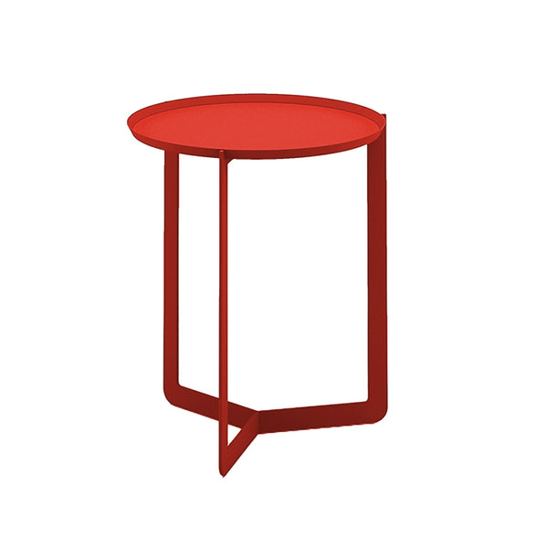 Table basse Round 1 — Rouge Papavero