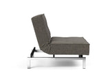 Fauteuil SPLITBACK Chrome — 216 Flashtex Dark Grey