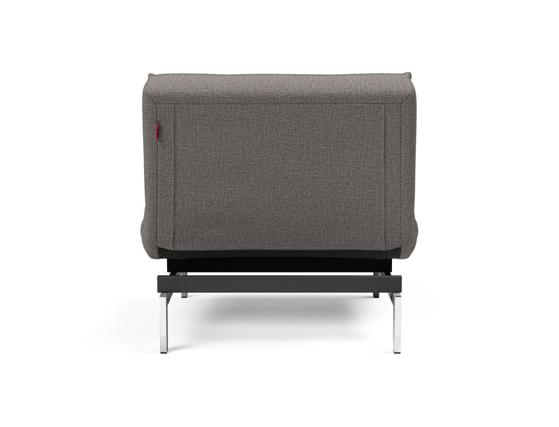 Fauteuil SPLITBACK Chrome — 521 Mixed Dance Grey