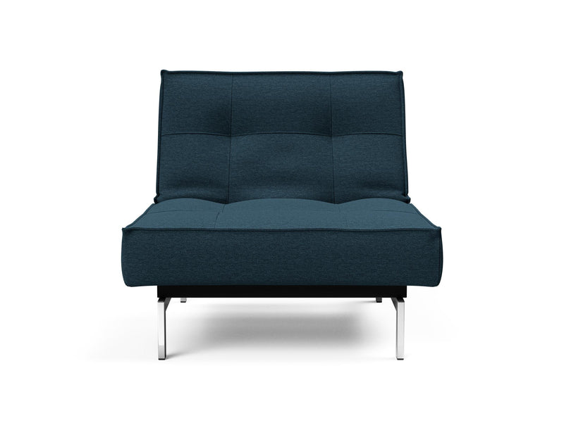 Fauteuil SPLITBACK Chrome — 580 Argus Navy Blue
