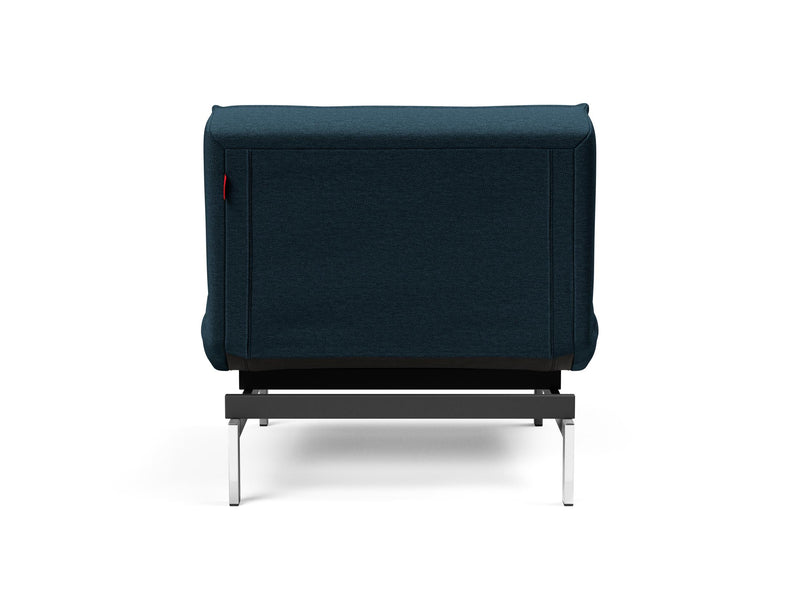 Fauteuil SPLITBACK Chrome — 580 Argus Navy Blue