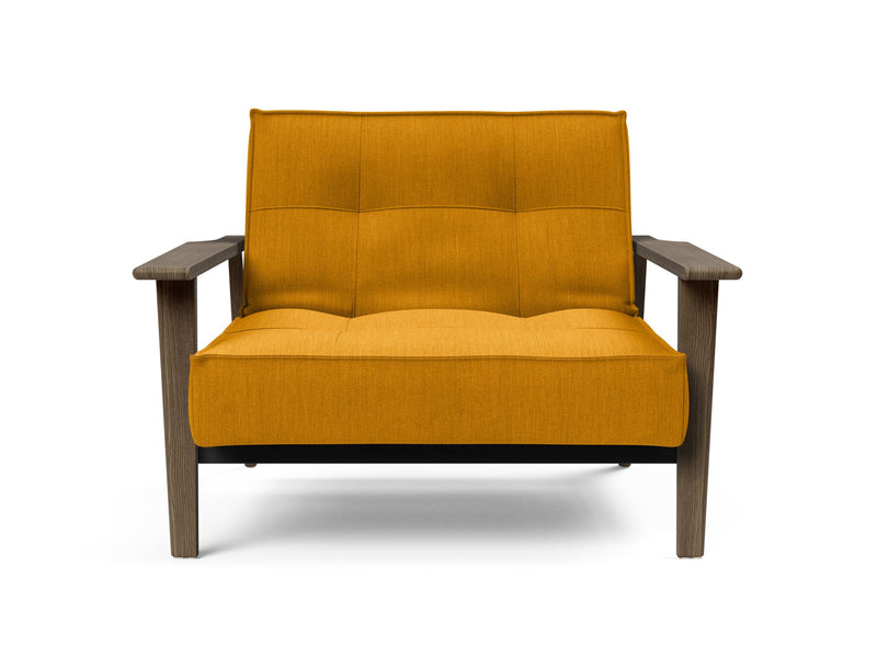 Fauteuil SPLITBACK Frej smoked oak — 507 Elegance Burned Curry