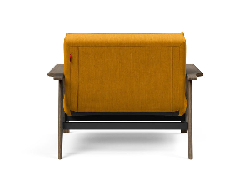 Fauteuil SPLITBACK Frej smoked oak — 507 Elegance Burned Curry