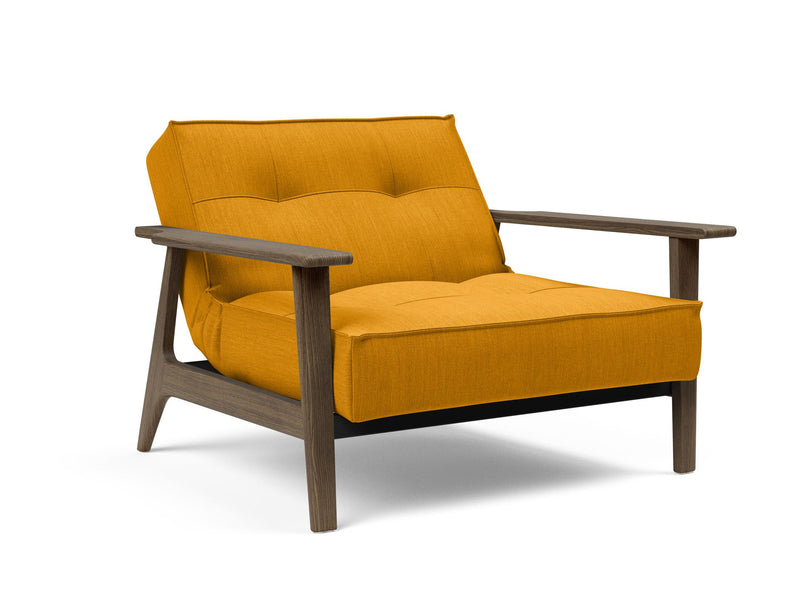 Fauteuil SPLITBACK Frej smoked oak — 507 Elegance Burned Curry