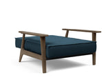 Fauteuil SPLITBACK Frej smoked oak — 580 Argus Navy Blue