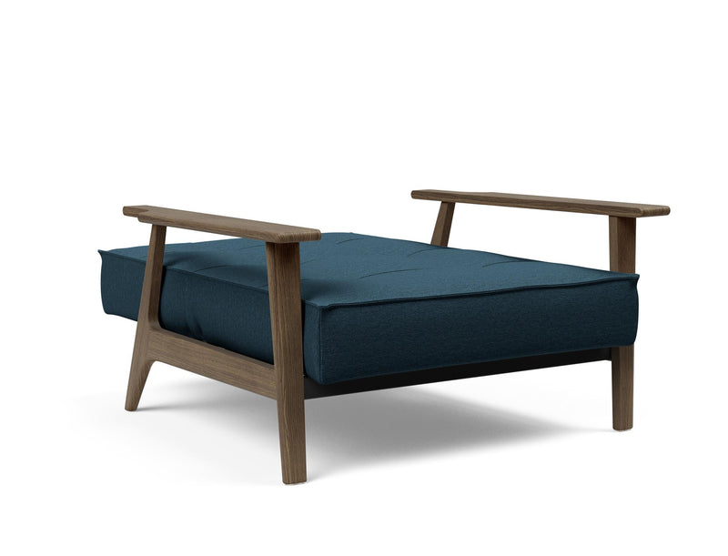 Fauteuil SPLITBACK Frej smoked oak — 580 Argus Navy Blue