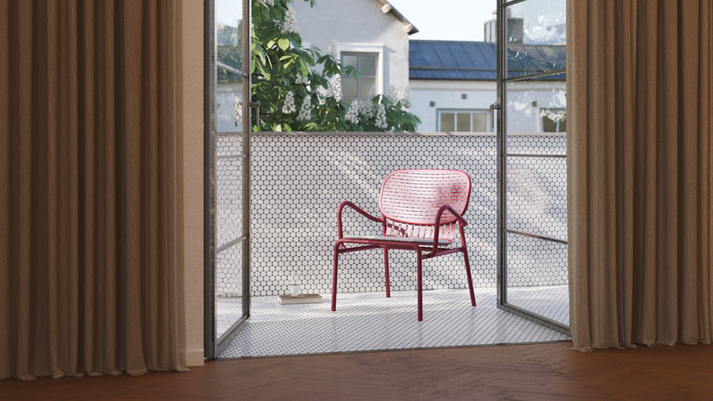 Fauteuil Weekend — Rouge-brun