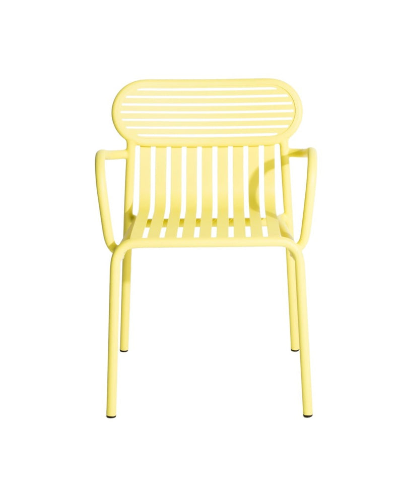 Chaise avec accoudoirs Weekend — Jaune