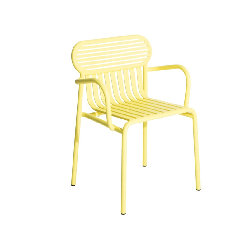 Chaise avec accoudoirs Weekend — Jaune