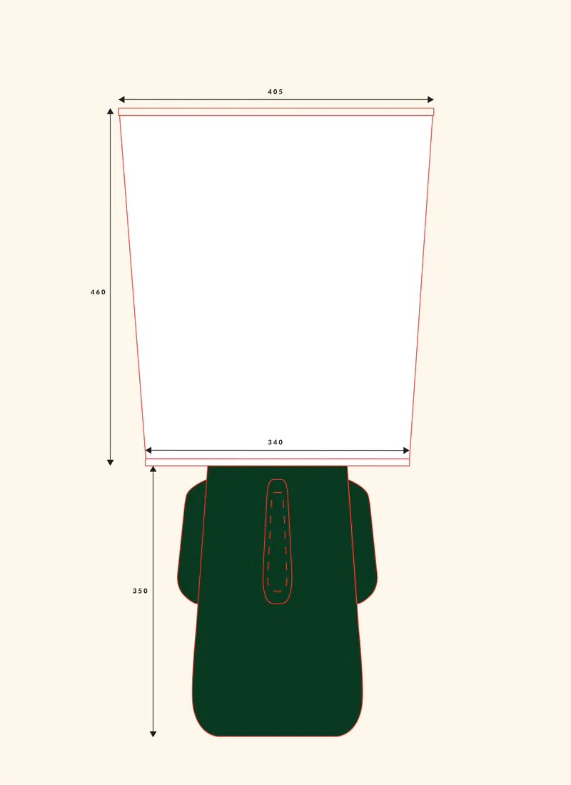 Lampe à poser Toshiro — Vert