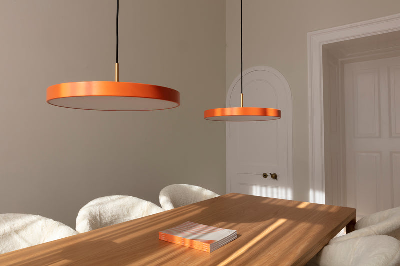 Suspension Asteria - brass — Nuance orange