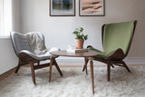 Table basse Hang Out - Brass — Dark Oak