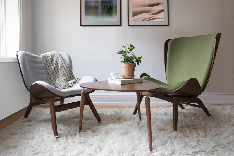 Table basse Hang Out - Brass — Dark Oak