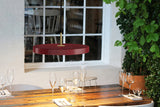 Suspension Asteria - brass — Ruby red