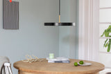 Suspension Asteria - brass — Anthracite grey