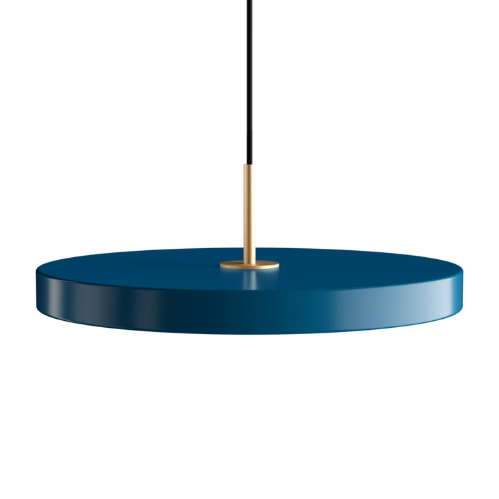 Suspension Asteria - brass — Petrol blue